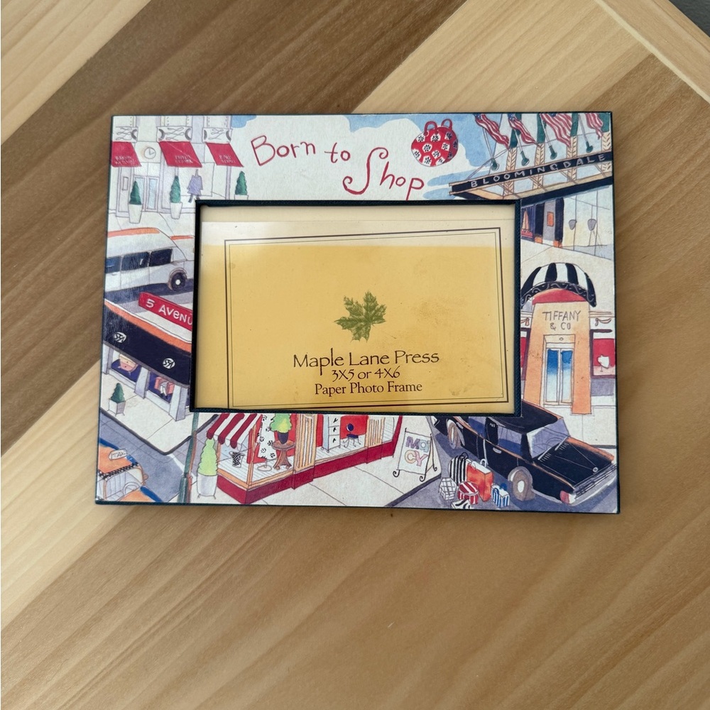 Born to Shop Paper Photo Frame